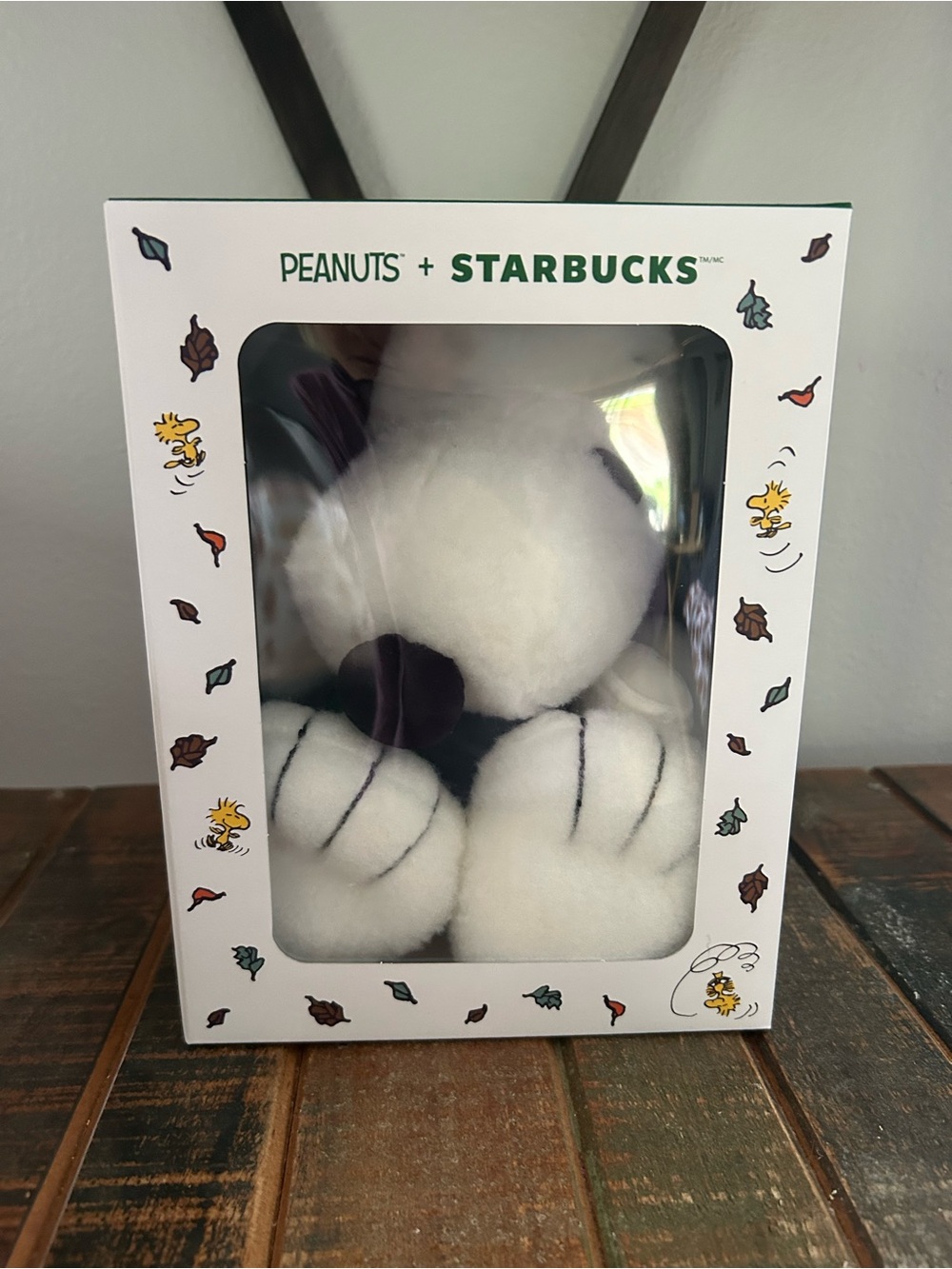 Peanuts Starbucks Snoopy Collab Barista Plush Toy New